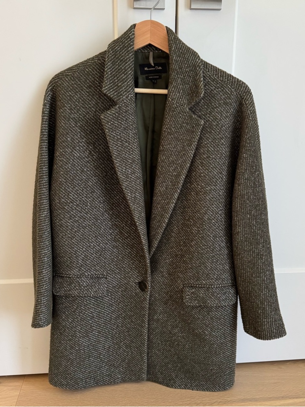Massimo Dutti Olive Green Jacket